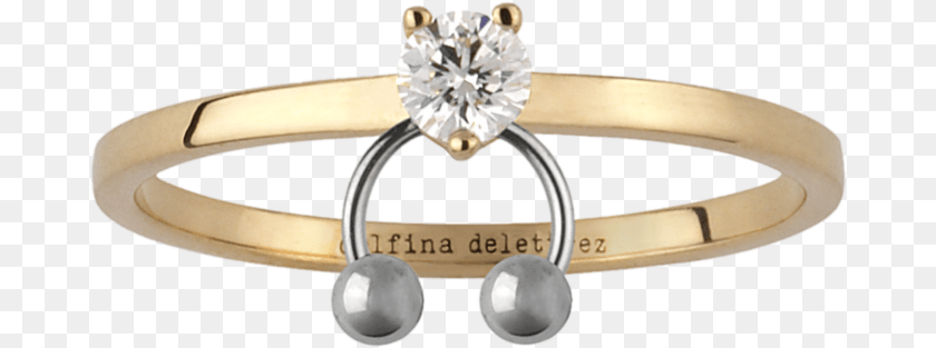 Delfina Delettrez Two In One, Accessories, Jewelry, Ring, Appliance Transparent PNG