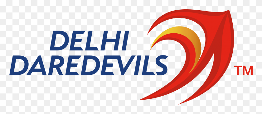 2075x815 Delhi Daredevils Logo Delhidaredevils Delhi Daredevils Logo Vector, Symbol, Trademark, Text HD PNG Download