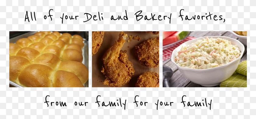 2114x904 Deli Bakery Banana Bread, Food, Fried Chicken, Bun HD PNG Download