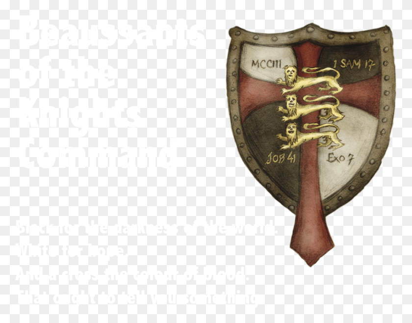 Deliberately Similar To The Beaussants Of The Knights Bleriot Cross Channel Plans, Armor, Shield HD PNG Download