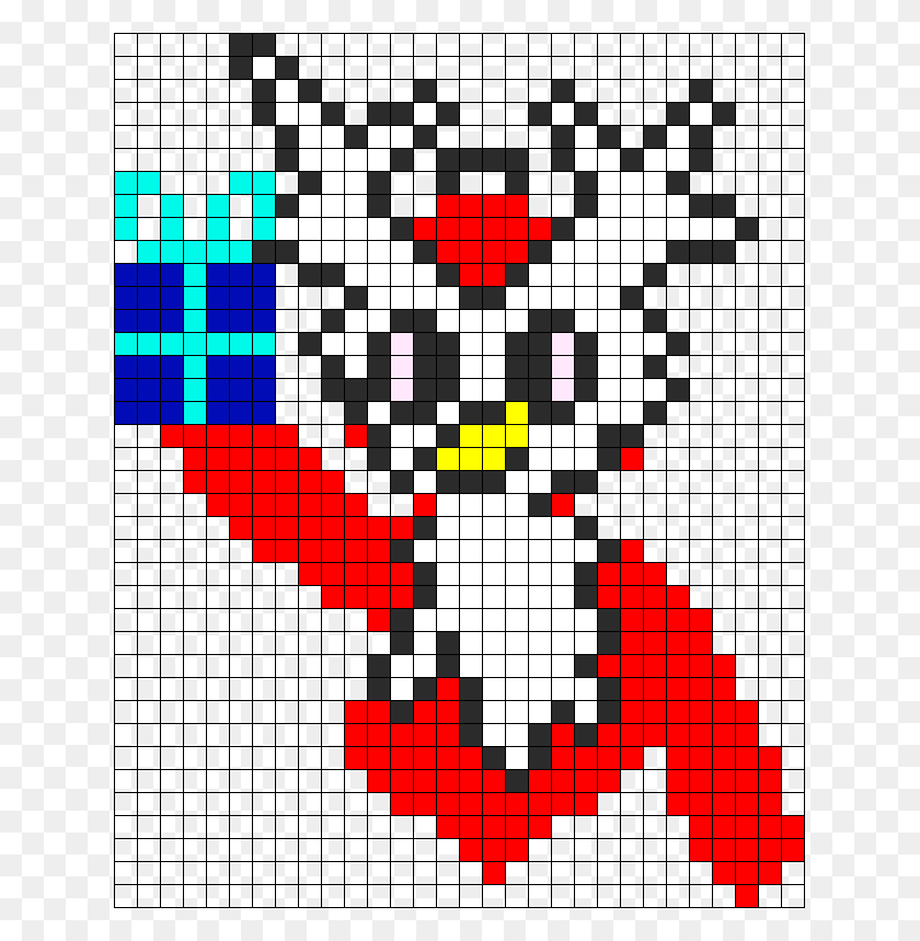631x799 Delibird Christmas Decoration Perler Bead Pattern Visual Arts, Game, Crossword Puzzle HD PNG Download