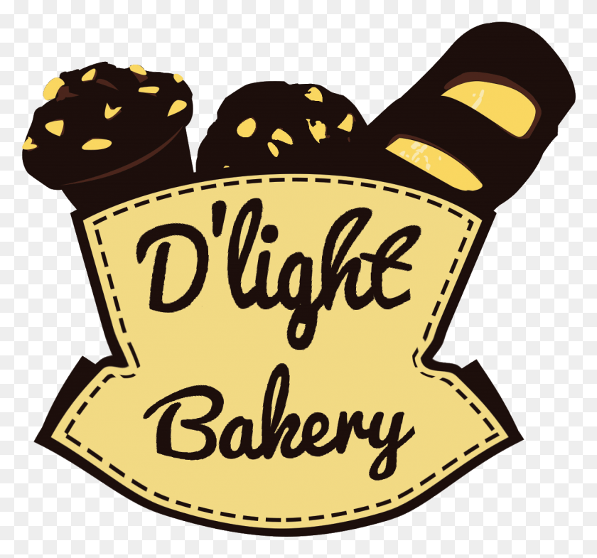 1204x1120 Descargar Png Delight Bakery Logo D Light Bakery, Texto, Etiqueta, Alimentos Hd Png