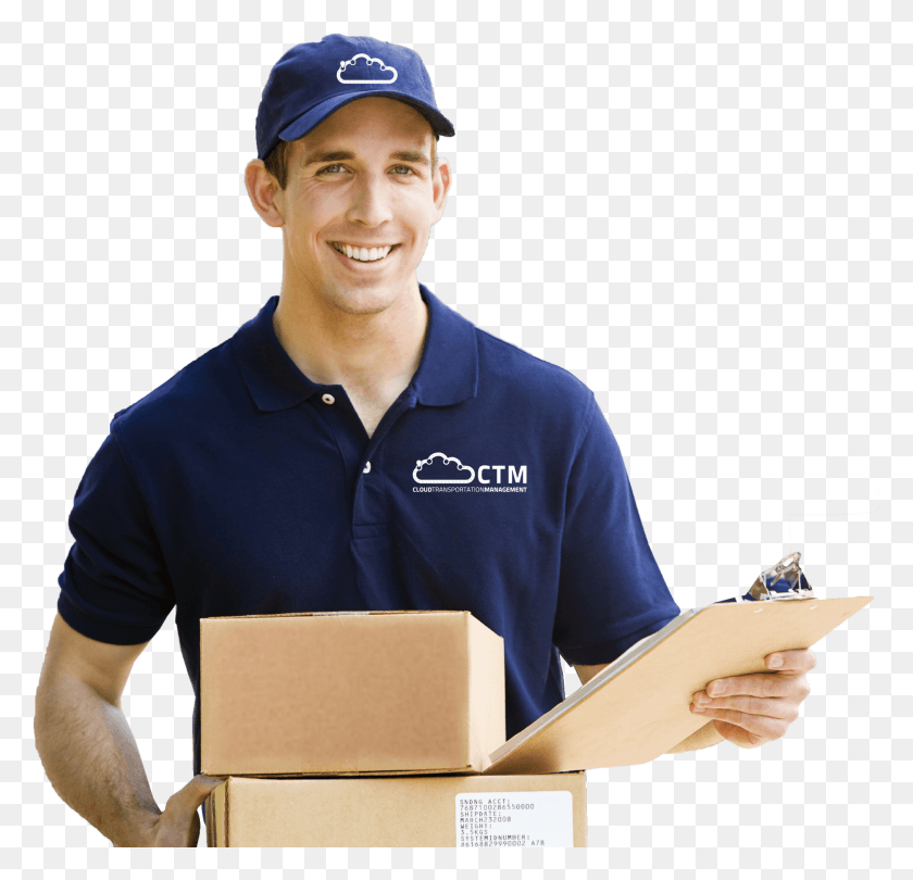 1869x1799 Delivery Man, Package Delivery, Person, Carton HD PNG Download