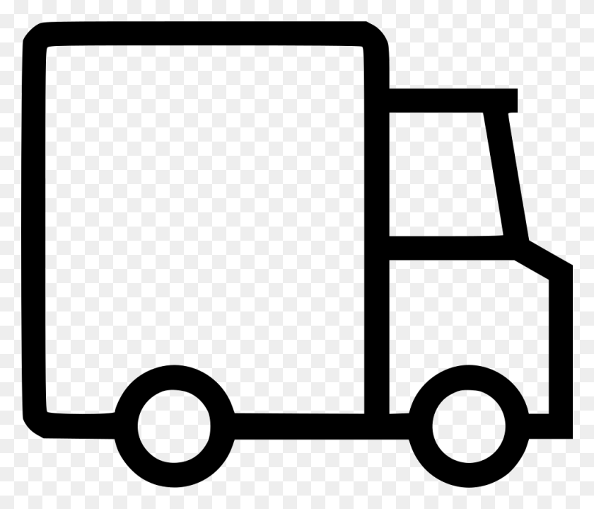 980x828 Delivery Svg Icon Free Delivery Service Icon, Lawn Mower, Tool, Van HD PNG Download