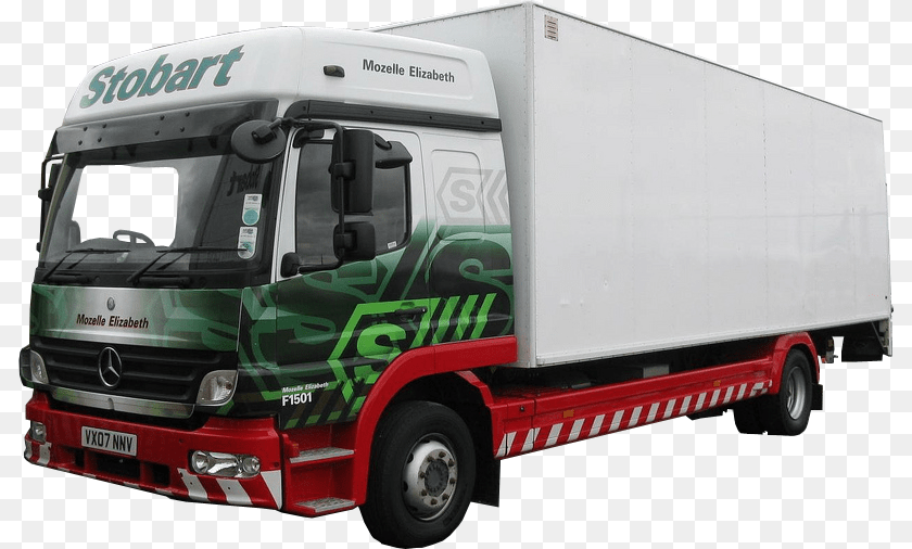806x506 Delivery Truck Eddie Stobart Lorry No Background, Transportation, Vehicle, Machine, Wheel Transparent PNG