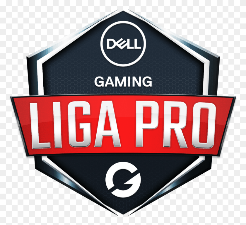 801x727 Dell Gaming Liga Pro Season Dell Gaming Liga Pro, Логотип, Символ, Товарный Знак Hd Png Скачать