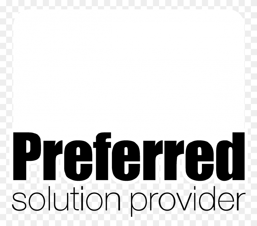 2381x2075 Dell Preferred Logo Black And White Poster, Symbol, Trademark, Text HD PNG Download