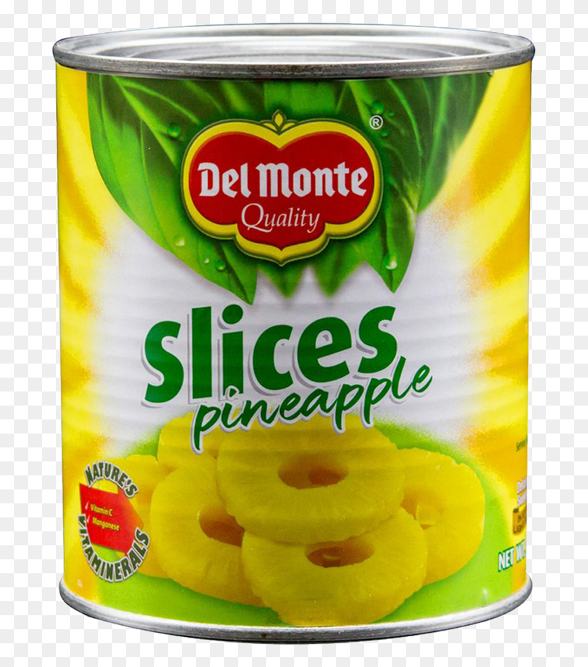 695x894 Delmonte Pineapple Slices 822 Gm Del Monte Pineapple Slice, Plant, Fruit, Food HD PNG Download