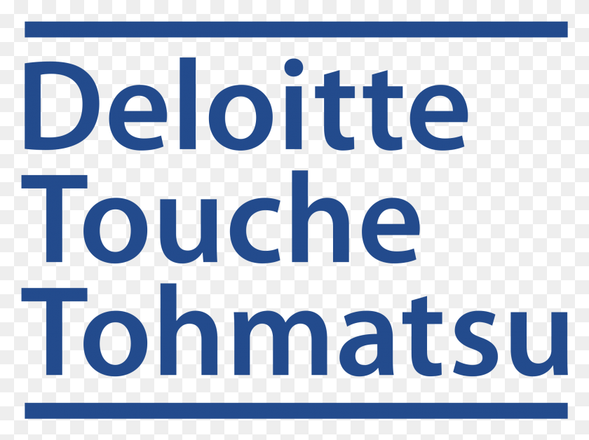 2049x1493 Descargar Png Deloitte Touche Tohmatsu Logotipo, Texto, Palabra, Alfabeto Hd Png