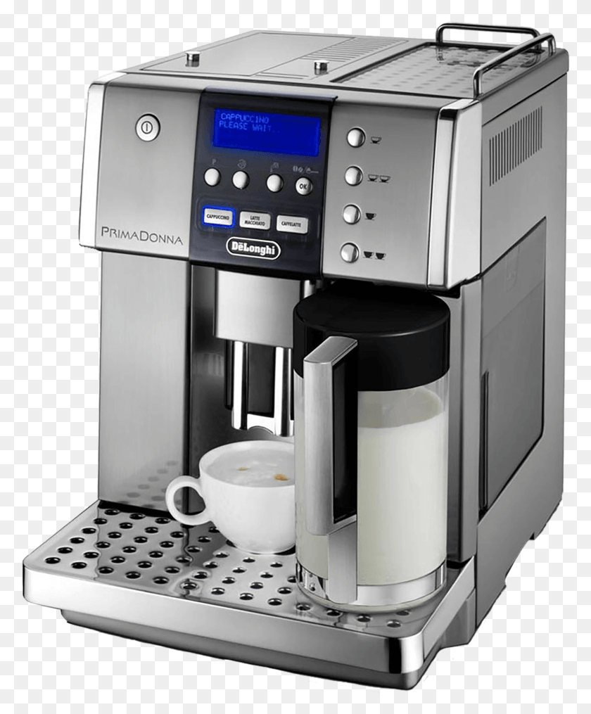 1607x1968 Delonghi Prima Donna Coffee Machine Delonghi Primadonna Esam, Coffee Cup, Cup, Appliance HD PNG Download