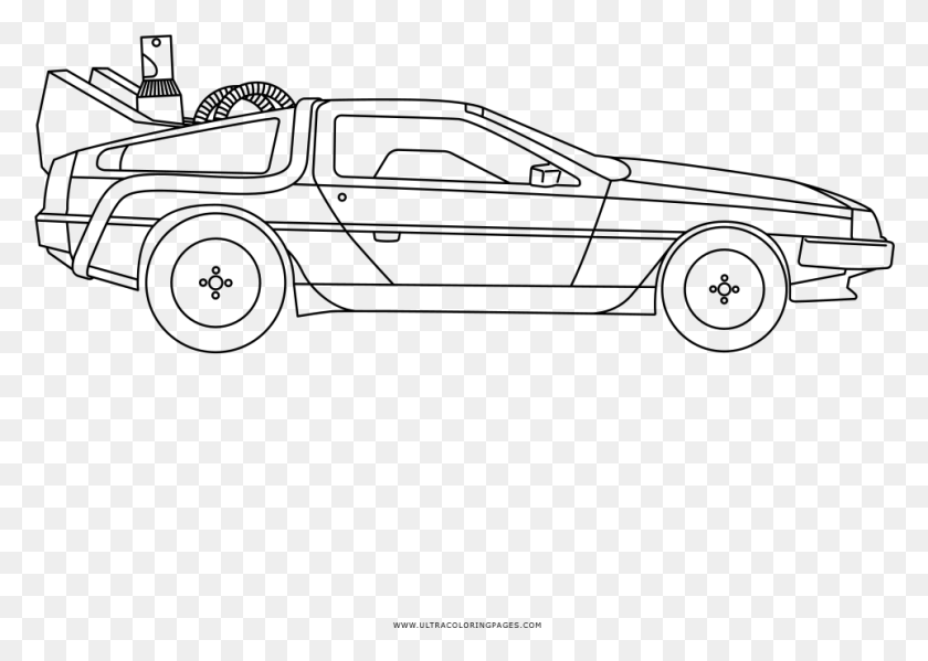 962x665 Delorean Coloring, Gray, World Of Warcraft HD PNG Download