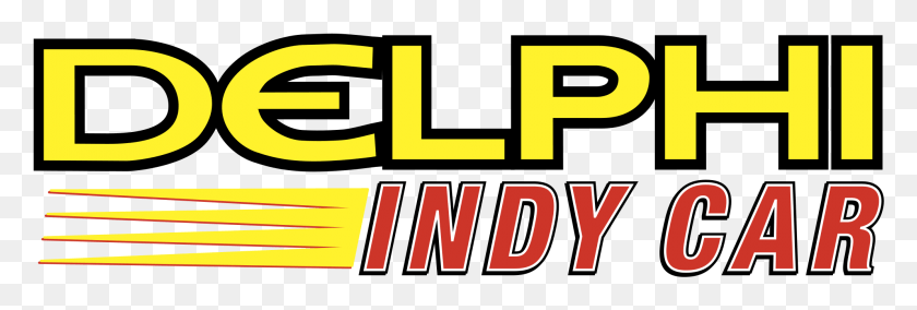 1990x574 Логотип Delphi Indy Car Логотип Прозрачный Плакат, Слово, Этикетка, Текст Png Скачать