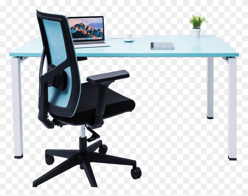 1509x1166 Delphina Turquoise By Mesa Office Chair, Furniture, Table, Desk HD PNG Download