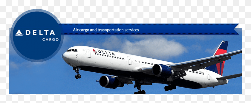 951x349 Delta Airlines B767, Самолет, Самолет, Транспортное Средство Hd Png Скачать