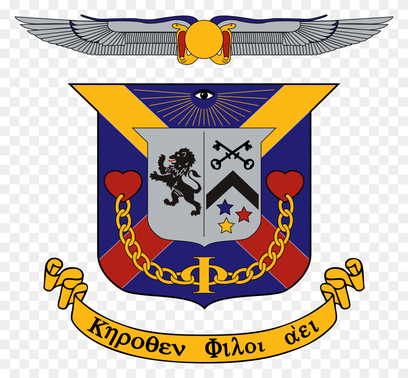 2920x2695 Delta Kappa Epsilon Coat Of Arms Delta Kappa Epsilon Logo, Armor, Symbol, Text HD PNG Download