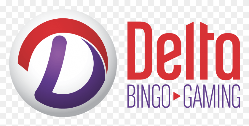 1344x629 Descargar Png Delta Bingo 2016 High Res Bingo Delta Bingo Gaming Logo, Texto, Símbolo, Marca Registrada Hd Png