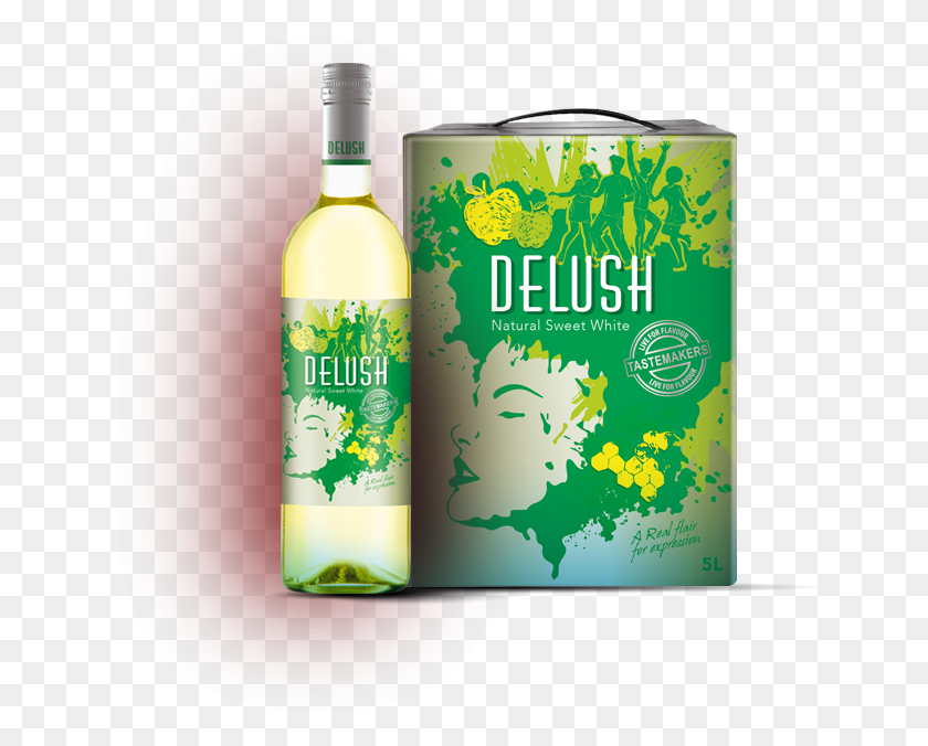 656x616 Delush White Wine Pack Delush Wine Alcohol Percentage, Liquor, Beverage, Drink HD PNG Download