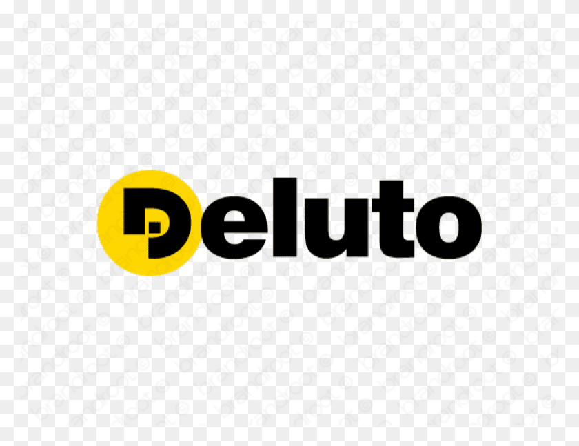 1100x829 Deluto Logo Design Included With Business Name And Printing, Text, Alphabet, Number HD PNG Download