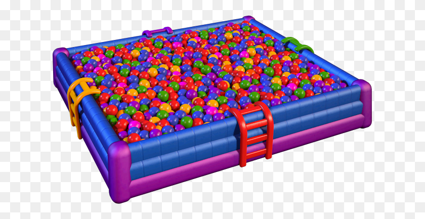 633x373 Deluxe Ball Pit, Sphere, Inflatable, Accessories Descargar Hd Png