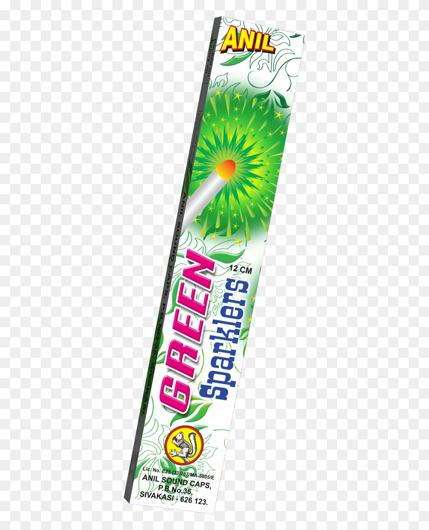 359x977 Deluxe Green Sparklers Anil Fireworks, Toothpaste, Tin, Can HD PNG Download