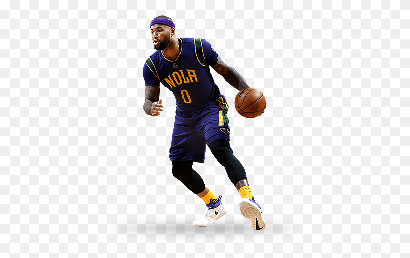 412x470 Demarcus Cousins Basketball Moves, Person, Human, People HD PNG Download