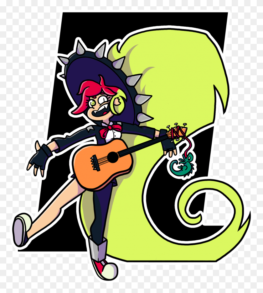 1237x1387 Demencia From Villainous In Her Mariachi Outfit Demencia Mariachi, Label, Text, Person HD PNG Download