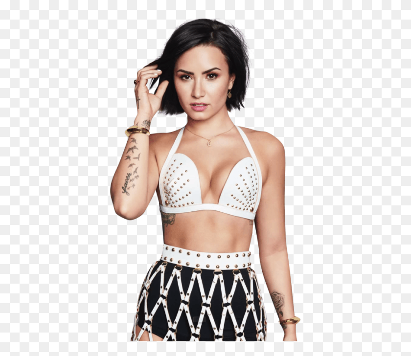 393x668 Demi Lovato, Clothing, Apparel, Person HD PNG Download