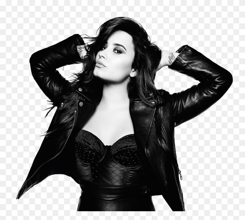 758x694 Demi Lovato Bad Chick Album, Clothing, Apparel, Jacket HD PNG Download