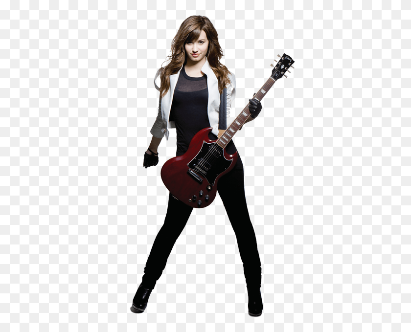 366x619 Demi Lovato Transparent Photo Demi Lovato Photoshoot Dont Forget, Guitar, Leisure Activities, Musical Instrument HD PNG Download