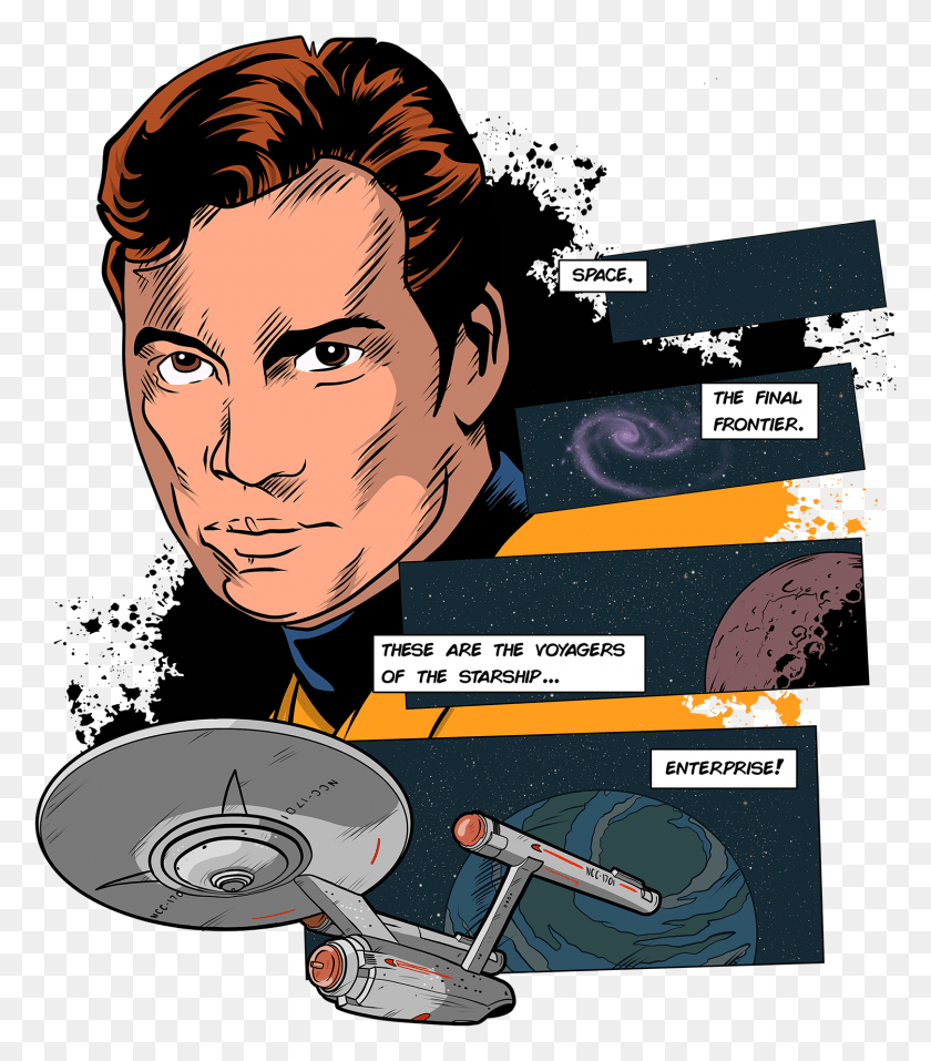 1500x1726 Demilburn New Star Trek Fan Art Cartoon, Person, Human, Poster HD PNG Download