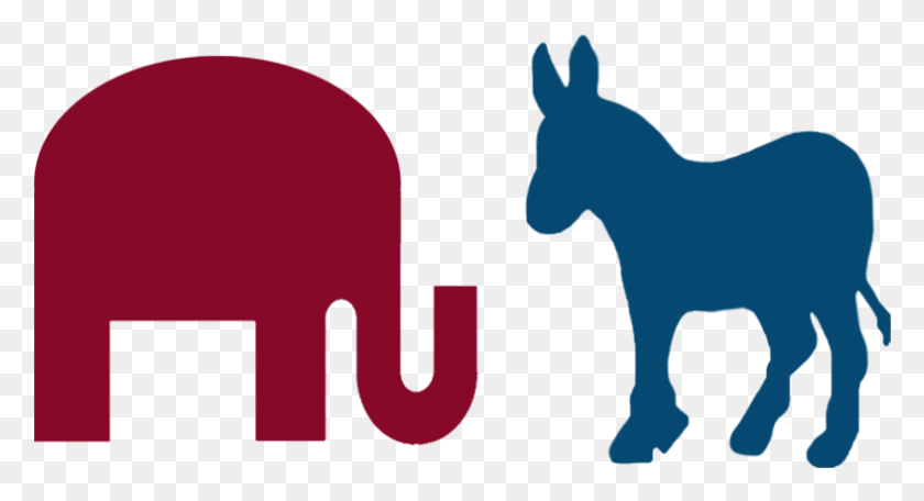 787x400 Democrat Donkey Democratic Party Symbol, Animal, Mammal, Person HD PNG Download