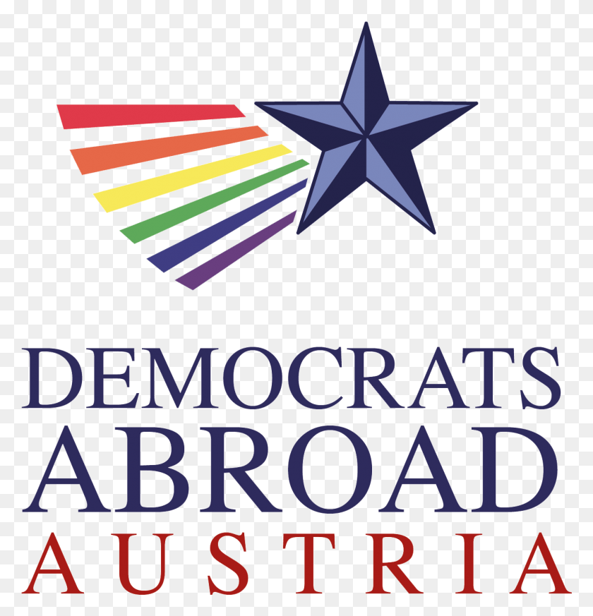 1323x1379 Democrats Abroad Austria Lagoa Do Fogo, Symbol, Star Symbol, Text HD PNG Download