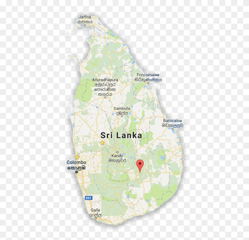 437x748 Descargar Png Demodara Mapa Demodara Sri Lanka Mapa, Diagrama, Plot, Atlas Hd Png