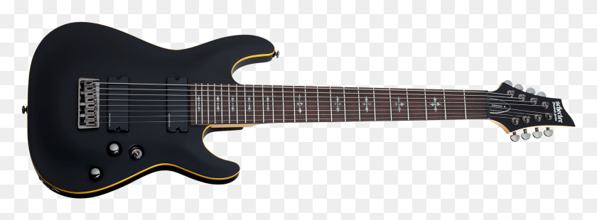 1995x640 Demon 8 Guitarra Schecter Omen, Гитара, Досуг, Музыкальный Инструмент Hd Png Скачать