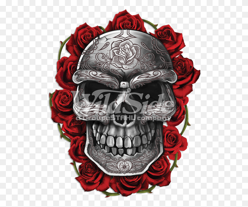 518x642 Demon Face Skulls And Roses, Architecture, Building, Emblem HD PNG Download