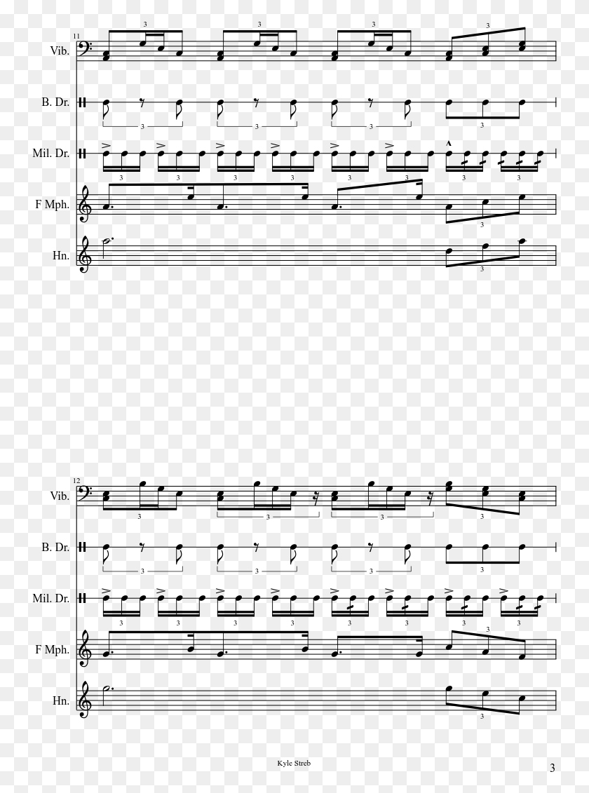 749x1071 Demon Hunters Journey Sheet Music Composed By Kyle Sheet Music, Gray, World Of Warcraft HD PNG Download