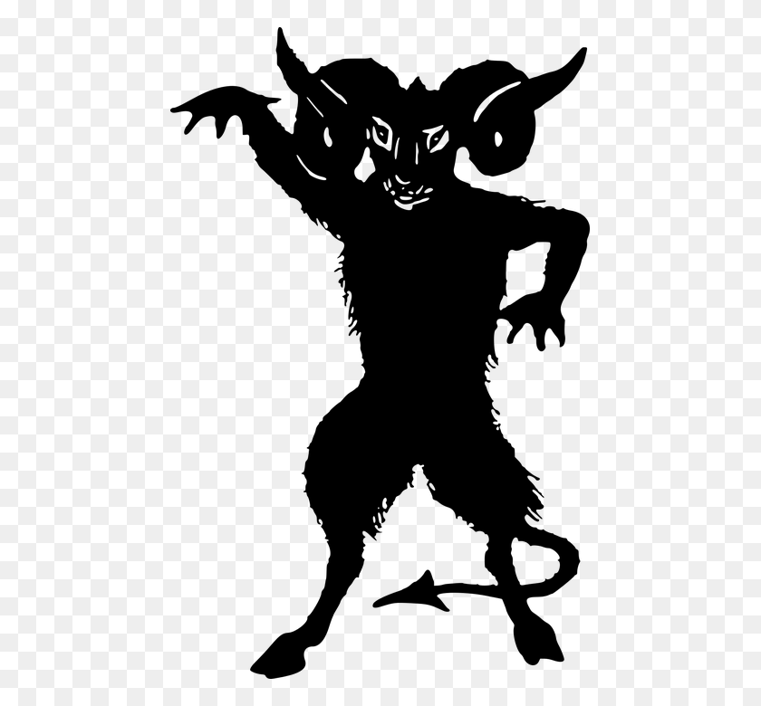 463x720 Demonio Satan Silhouette, Gray, World Of Warcraft HD PNG Download