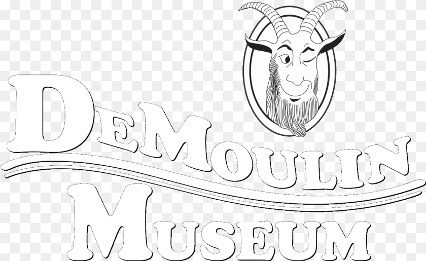 Demoulin Museum De Moulin Museum, Livestock, Logo, Animal, Goat Sticker PNG