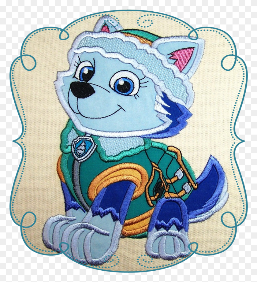 879x972 Denali Paw Patrol Images For Embroidery, Rug, Plush, Toy HD PNG Download