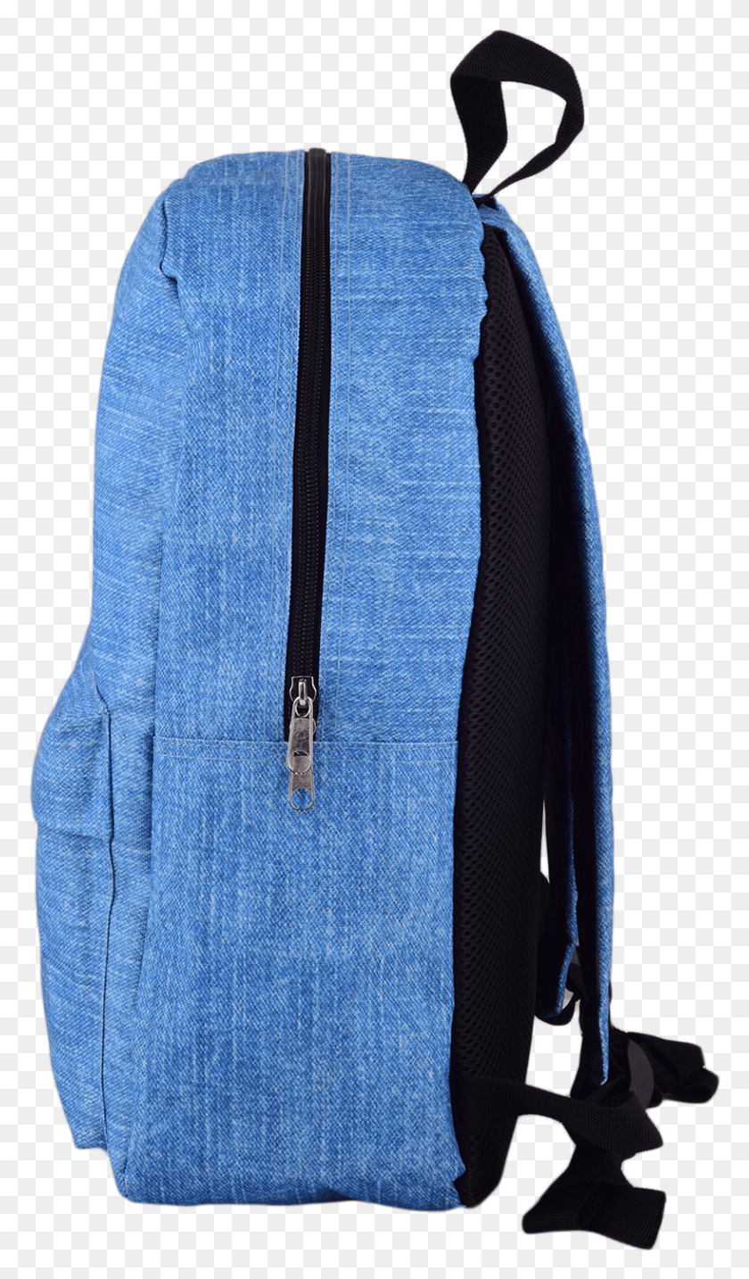 816x1437 Denim Backpack Garment Bag, Clothing, Apparel, Zipper HD PNG Download