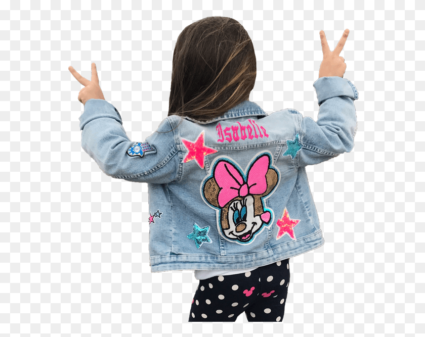 579x607 Denim Jackets Girl, Clothing, Apparel, Person HD PNG Download