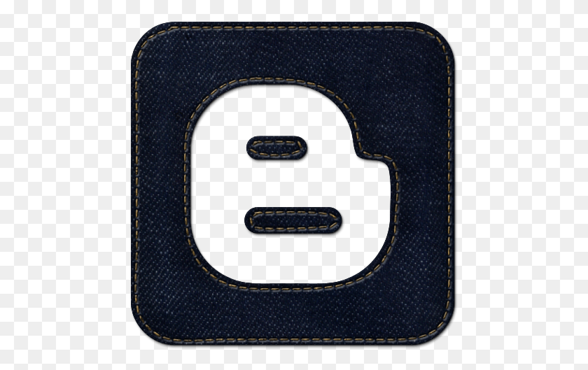 469x469 Denim Social Square Jean Logo Blogger Icon Icon, Брюки, Одежда, Одежда Png Скачать