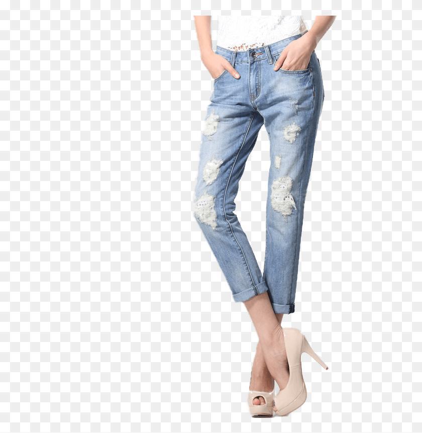 519x801 Denim Trousers Icon Hole Transprent Free Pocket, Pants, Clothing, Apparel HD PNG Download