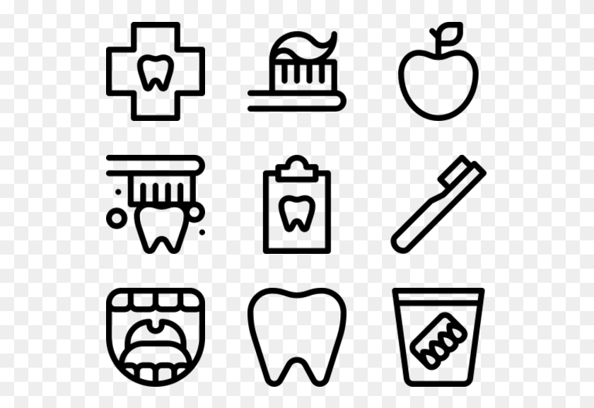 541x517 Dental Care Hand Drawn, Gray, World Of Warcraft HD PNG Download