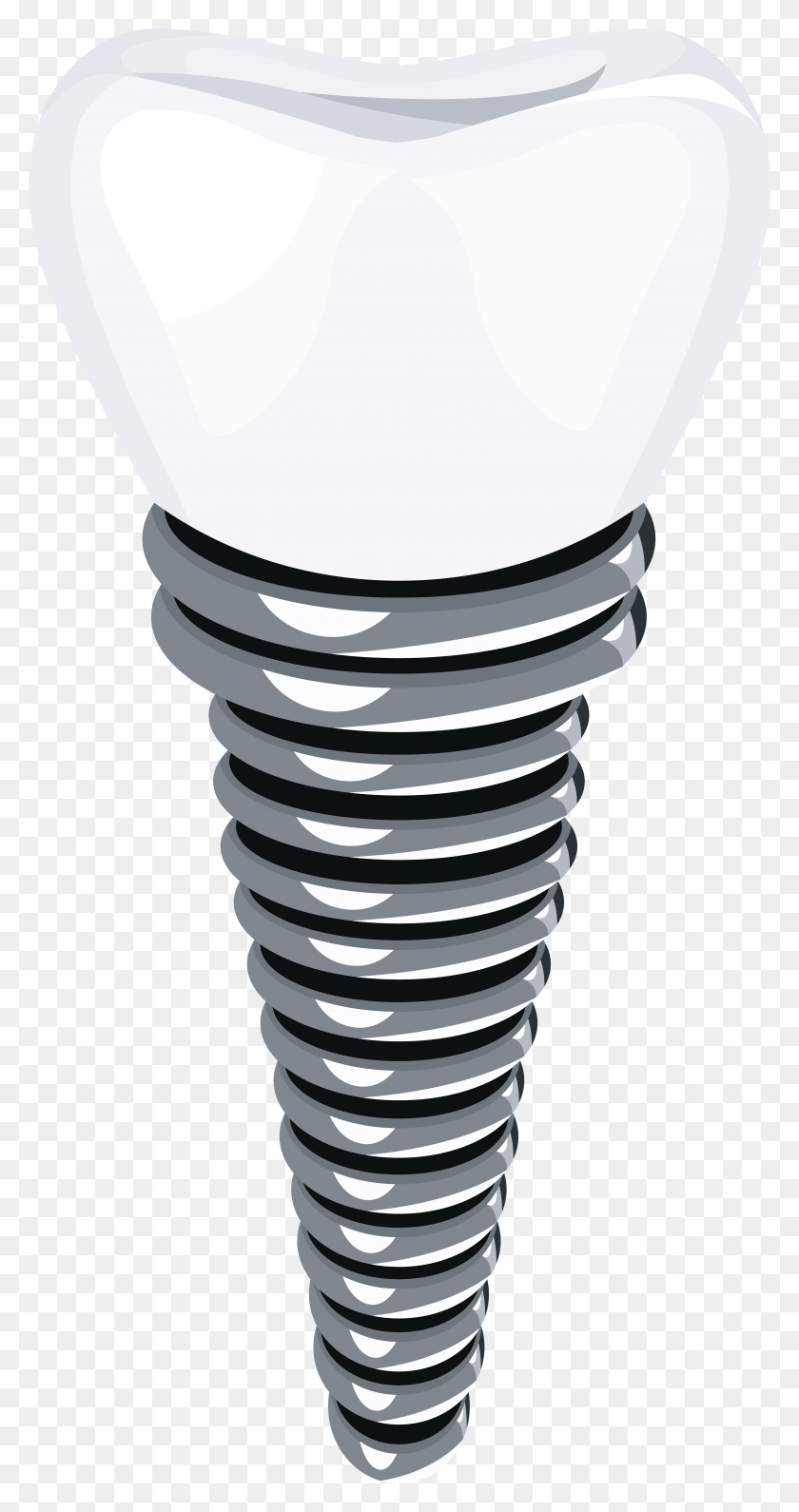4042x7931 Dental Implant Clip Art Dental Implant Clipart, Light, Lightbulb HD PNG Download