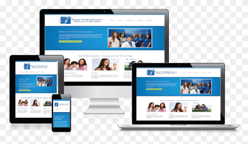 944x519 Dental Practice Website Design Services By Smile Marketing Best Responsive Blogger Templates 2018, Computer, Electronics, Person HD PNG Download