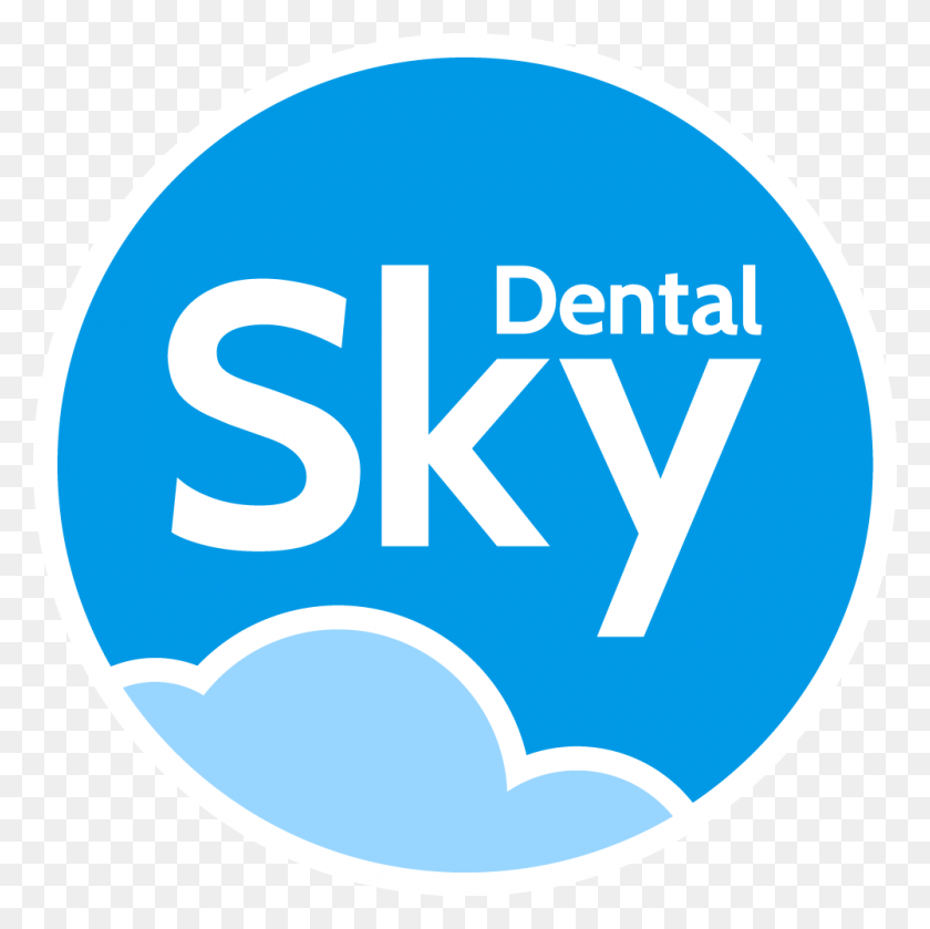1000x1000 Логотип Dental Sky, Символ, Товарный Знак, Текст Hd Png Скачать