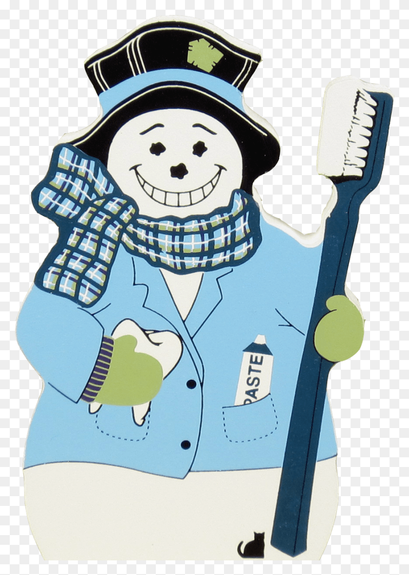 872x1255 Dental Snowman, Brush, Tool, Person HD PNG Download