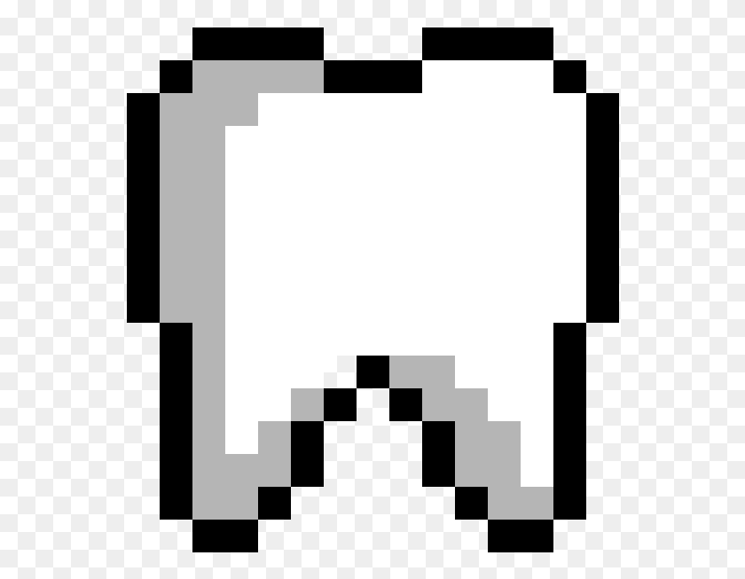 556x593 Descargar Png Dente Pixel Art Emoji, Cruz, Símbolo, Texto Hd Png