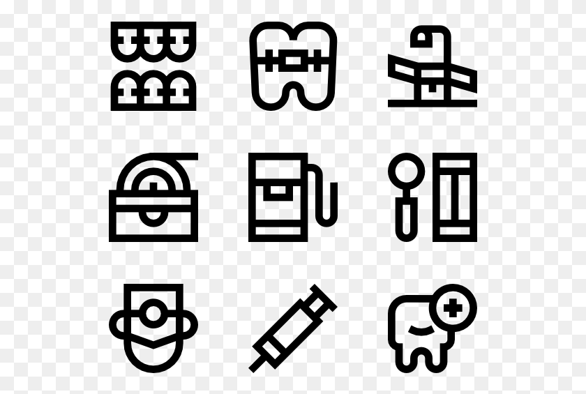 529x505 Dentist Date Time Location Icons, Gray, World Of Warcraft HD PNG Download